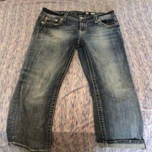 Miss Me mid-rise easy crop